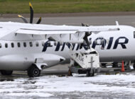 Helsinki’de ATR72-500 apron aracına çarptı
