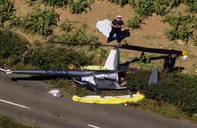 İngiltere’de R44 düştü; 3 kişi hayatını kaybetti