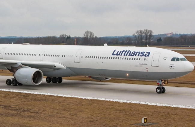 Lufthansa A340-600 uçaklarıyla vedalaşıyor