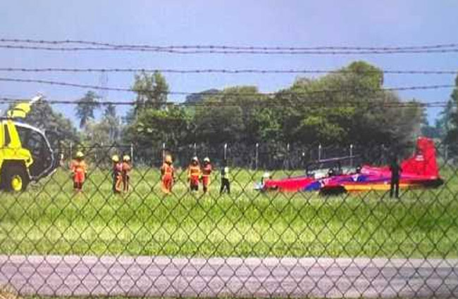 Malezya’da Hava Kuvvetleri’nin uçağı pist kapattı