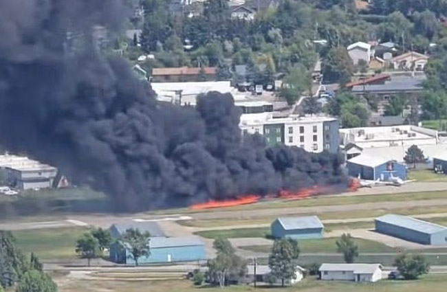 ABD Montana’da iki küçük uçak çarpıştı