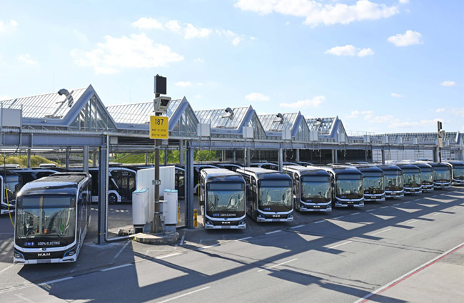 Münih Havalimanı E-Otobüslerini artırıyor