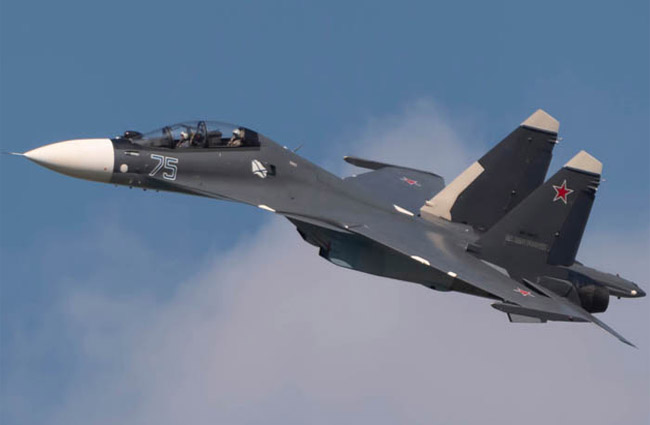 Rus Hava Kuvvetleri’nin Su-30 uçağı düştü