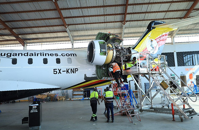 Uganda Havayolu tarihinde bir ilk