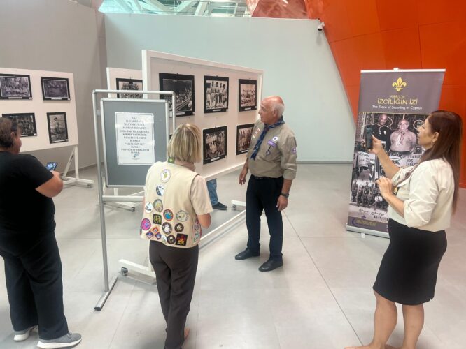 Ercan’da “İzciliğin İzi” sergisi