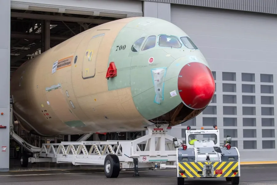 A350F’in montajı başladı