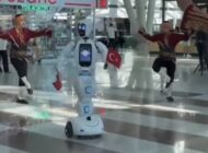 Esenboğa’da robot göbek attı