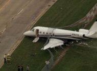 ABD Chicago’da G150 inişte pistten çıktı