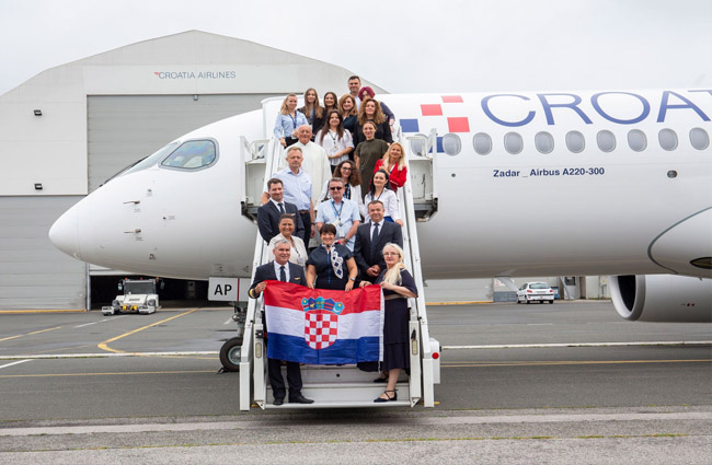 Croatia Airlines filosuna altıncı A220-300 uçağını filosuna kattı