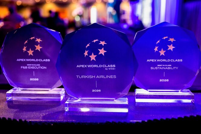 THY’ye APEX World Class ödülü
