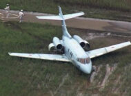 Japonya Nigata Havalimanı’nda U-125A pisten çıktı