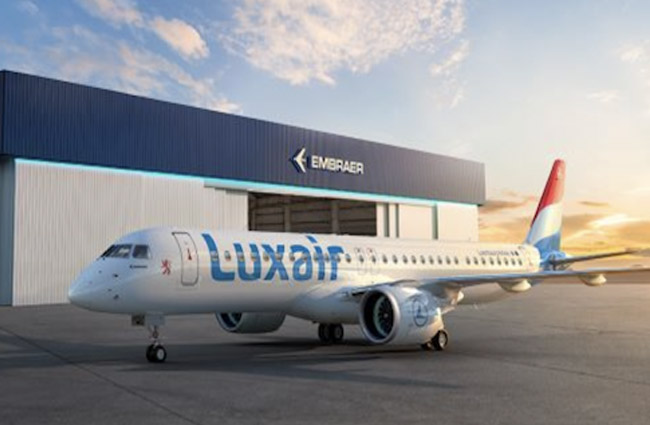 Luxair, filosuna Embraer E195-E2 uçağını hazırlıyor