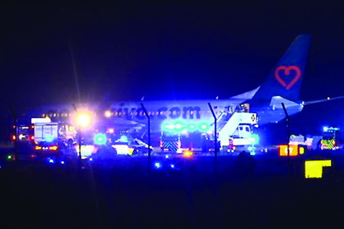 MGH uçağı Osnabrück Havalimanı’nda pistten çıktı