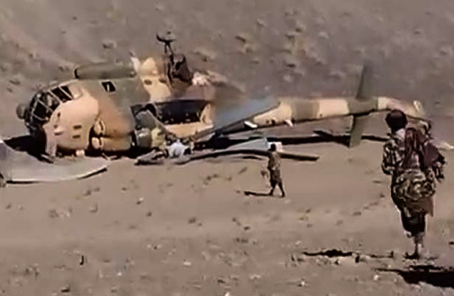 Taliban’ın Mi-8 helikopteri düştü