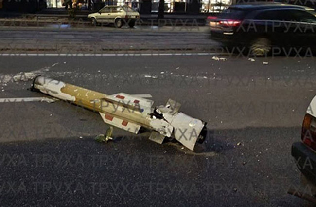 Patriot füze kovanları Ukrayna sokaklarında görüntülendi