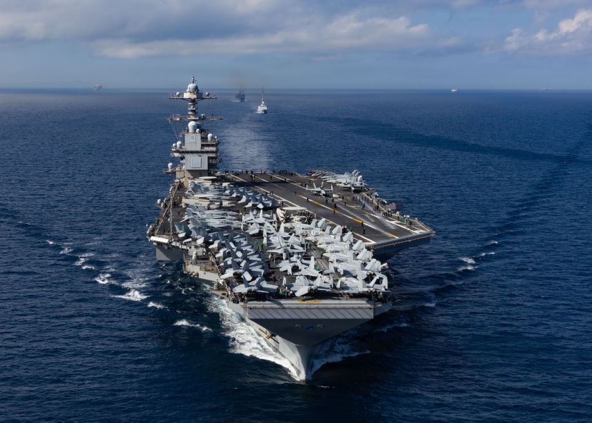 USS Gerald R. Ford Karayip Denizi’ne gidiyor