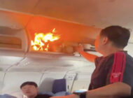 Air China uçağında yangın çıktı