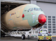 Airbus’ın A350F uçağı montaj hattında