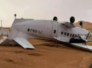 Fırtına L-410 uçağına takla attırdı