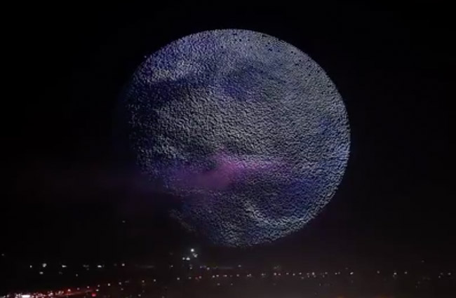 Çin Huan’da 16 bin drone ile gösteri yaptı