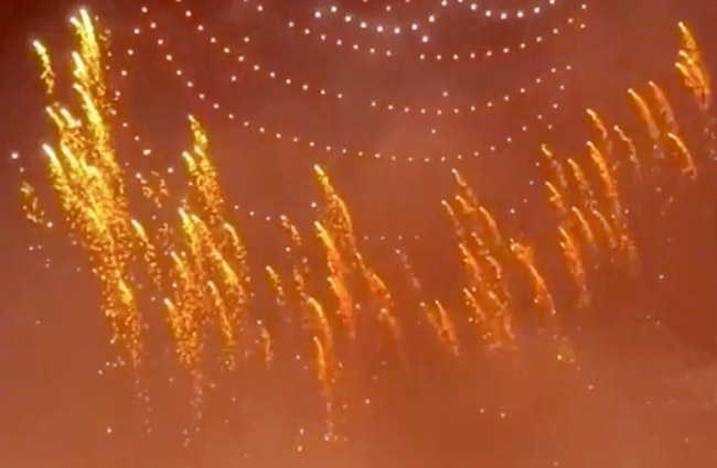 Çin’de drone ve hava fişek gösterisi faciaya dönüştü