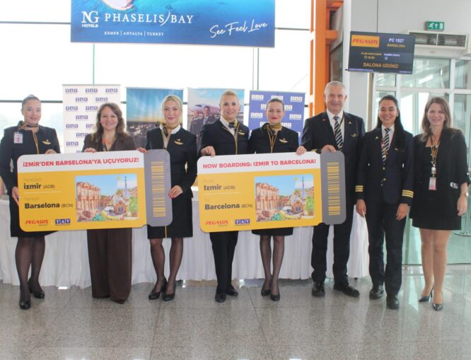 Pegasus, İzmir’den Barselona’ya uçacak