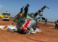 Fildişi Sahili’nde Mi-24 inişte ters döndü