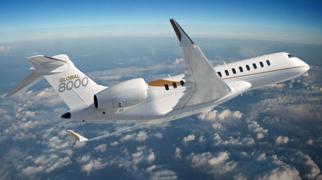 Bombardier ilk G8000 jetini teslim etti