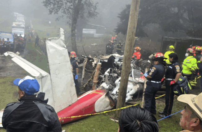 Guatemala’da Cessna 206H düştü,3 kişi hayatını kaybetti