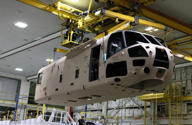 İsrail’in ilk CH-53K helikopterin montajına başlandı