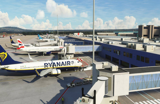 Palma de Mallorca HavalimanıNda uçuşlar durdu