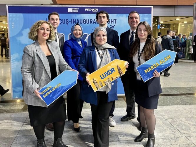 Pegasus, İSG’den Mısır’a 2 yeni destinasyona uçuşlara başladı