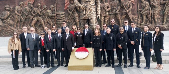 Pegasus 10 Kasım anma törenini Çanakkale’de gerçekleştirdi