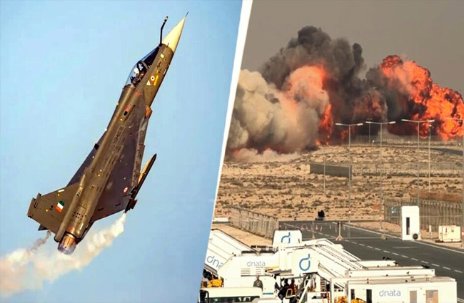 Dubai Airshow’da gösteri uçağı düştü