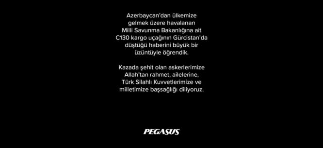 Pegasus baş sağlığı mesajı yayınladı