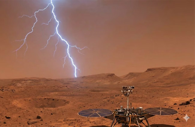 Nasa Mars’ta küçük elektrik boşalmalarını tespit etti
