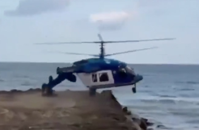 Rusya’da Ka-226’nin kaza anı görüntüleri yayınlandı