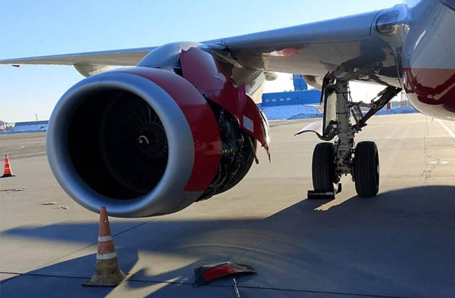 Rossiya Airlines’e ait SSJ100 tehlike atlattı