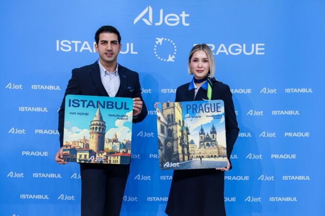 AJet’in İstanbul-Prag seferleri başladı