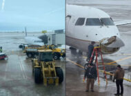 ABD Minot Havalimanı’nda uçağa kamyon çarptı