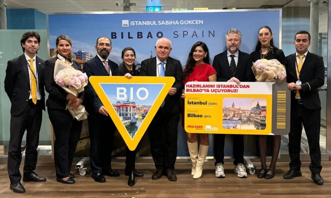 Pegasus, İSG Bilbao hattını hizmete açtı