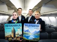 AJet İstanbul’dan Süleymaniye’ye ilk seferini yaptı