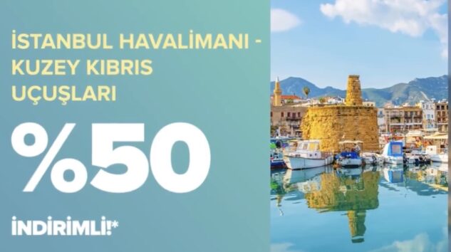 Pegasus, İstanbul Havalimanı’ndan Ercan’a indirimli seyahat fırsatı