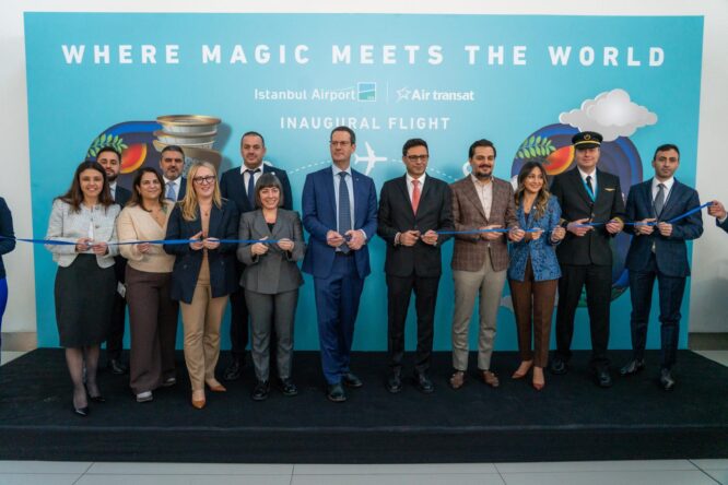 K. Amerika’dan İGA’ya ilk düzenli uçuşu Air Transat gerçekleştirdi