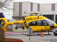 Almanya’da ambulans helikoptere kamyon çarptı