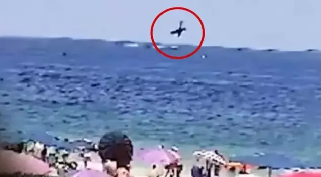 Rio de Janeiro’da Cessna 170A denize düştü