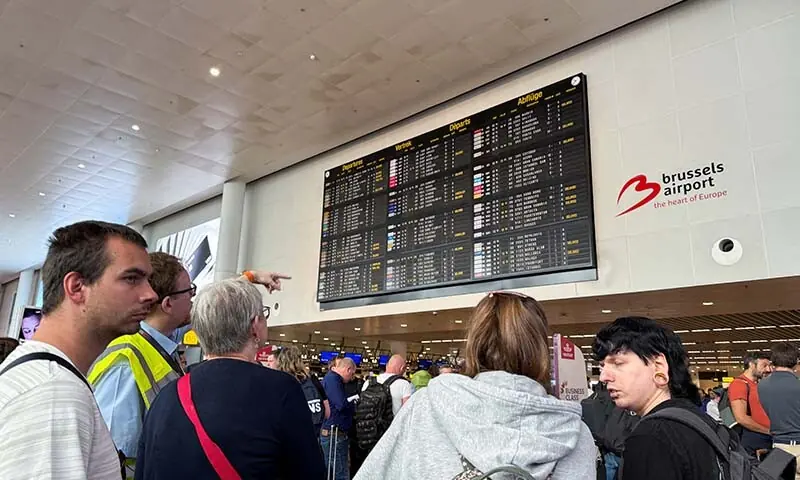 Brüksel Havalimanı 2025 yılında ciddi aksamalar yaşadı