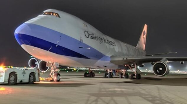 Challenge Airlines’ın B747-400F uçağı arızalandı geri döndü