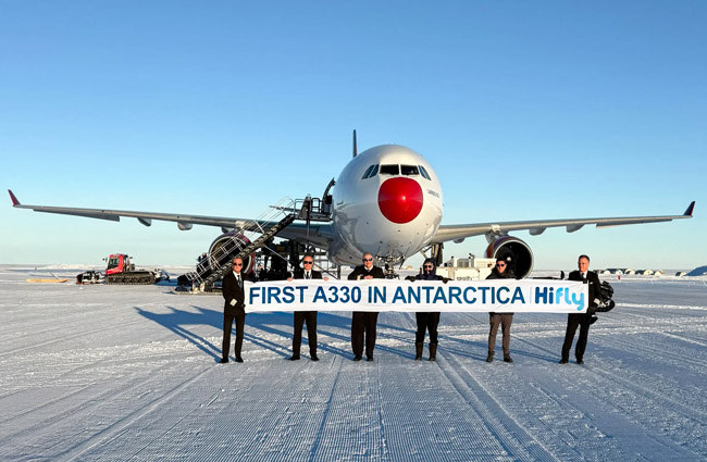 Hi Fly Antartika’da bir ilki başardı