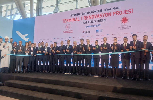 İSG’de Terminal 1’in Faz-1 bölümü hizmete girdi